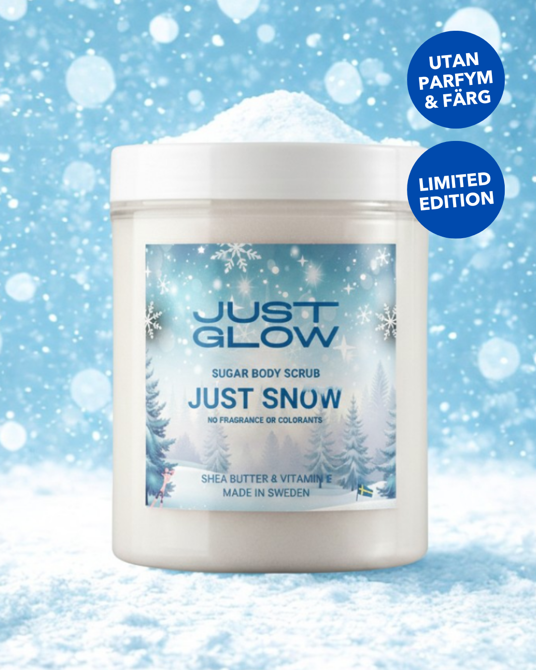 Just Snow Sugar Body Scrub 300g
